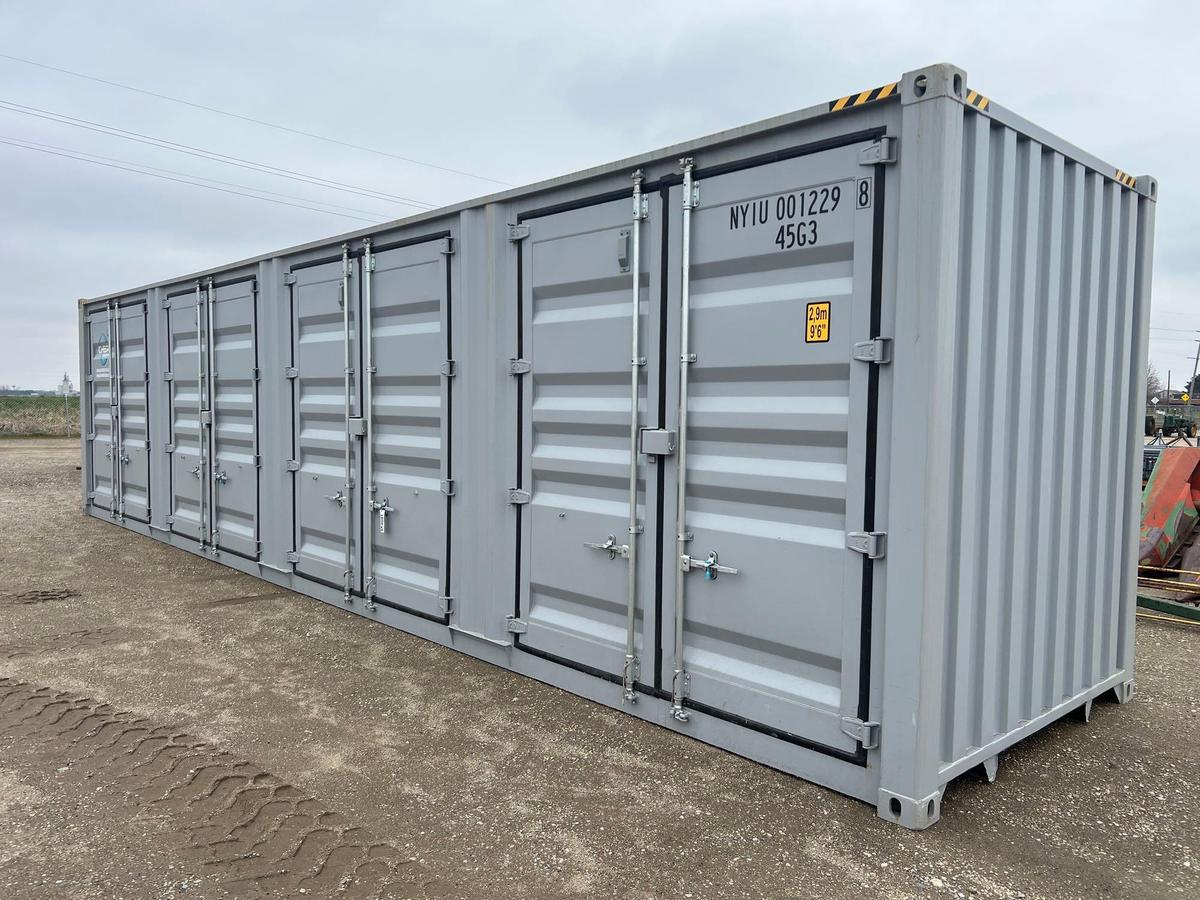 40' HIGH CUBE MULTI DOOR STORAGE CONTAINER