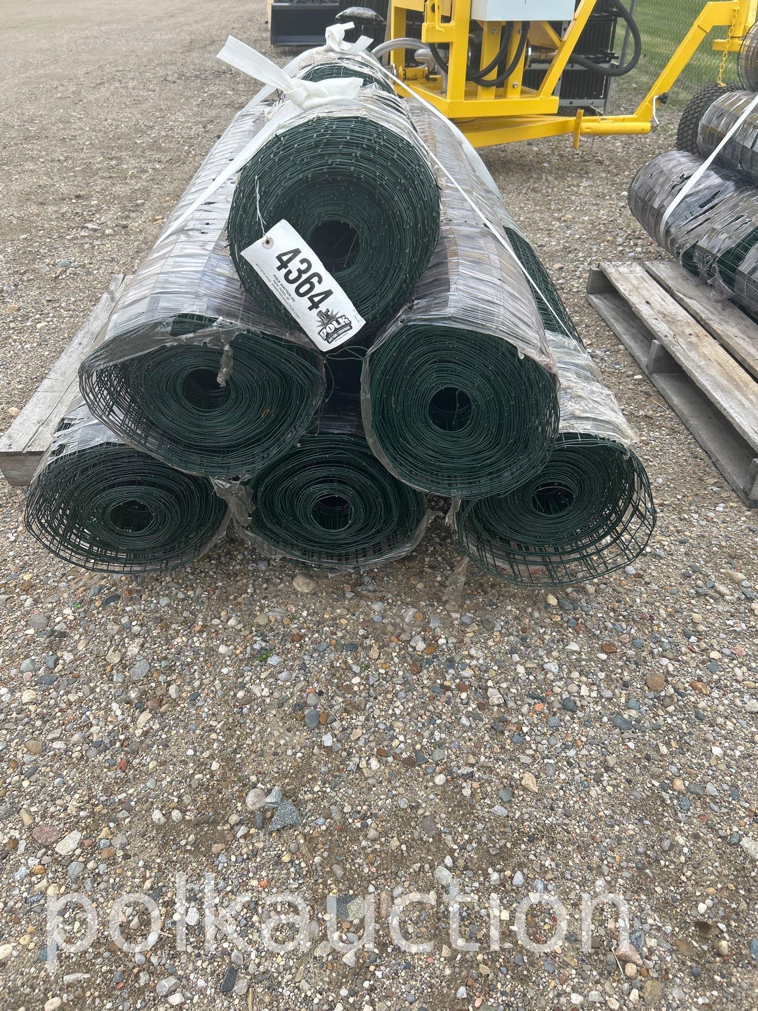 HOLLAND COATED WIRE MESH FENCE - DARK GREEN