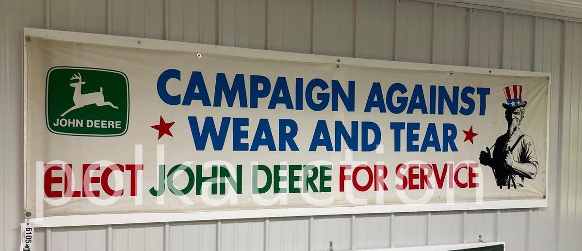 JOHN DEERE BANNER - 36" X 12'