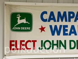 JOHN DEERE BANNER - 36" X 12'