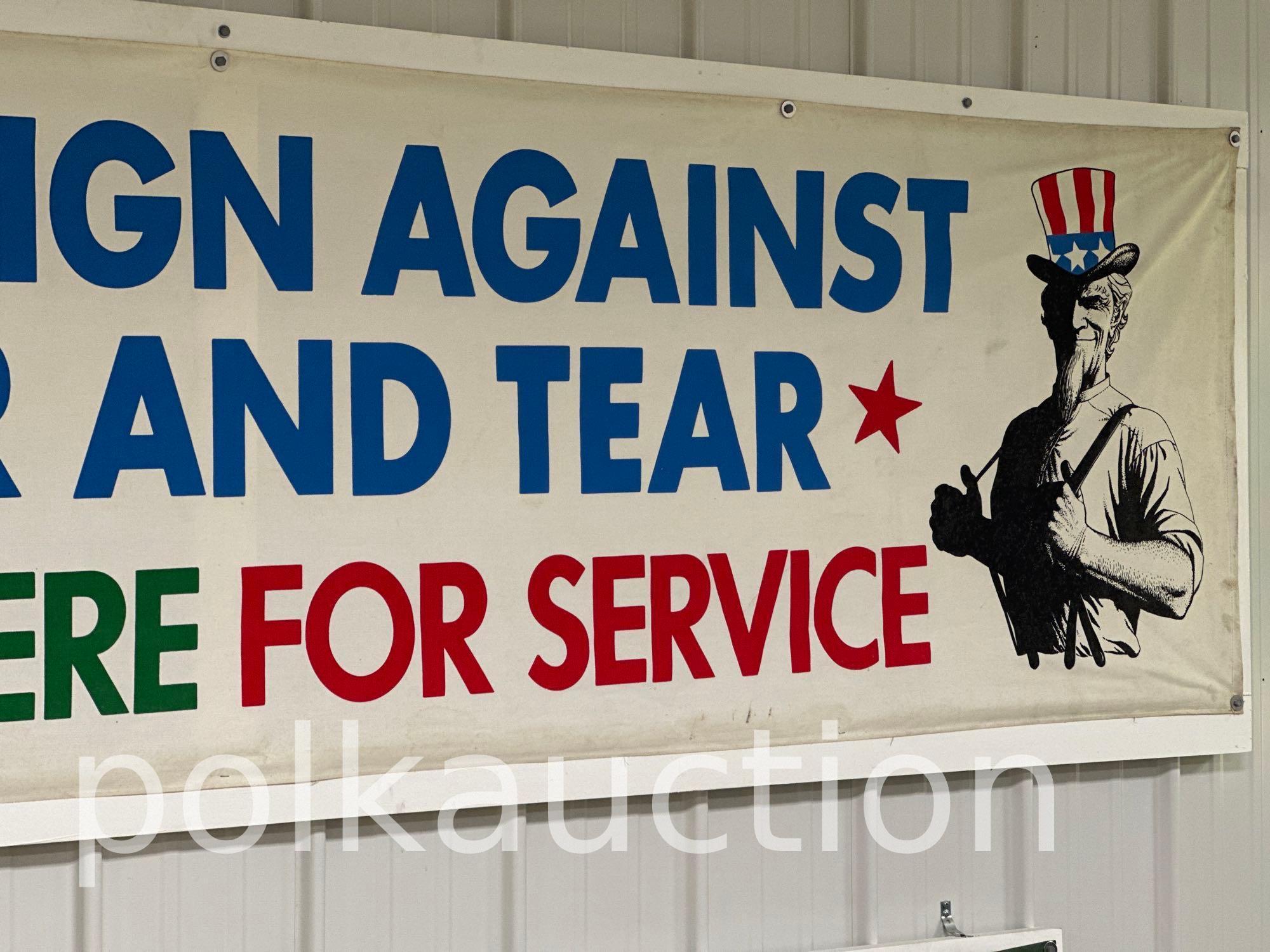 JOHN DEERE BANNER - 36" X 12'