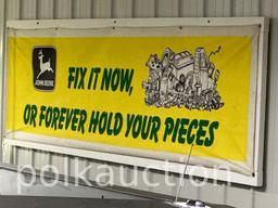 JOHN DEERE BANNER - 36" X 12'