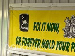 JOHN DEERE BANNER - 36" X 12'