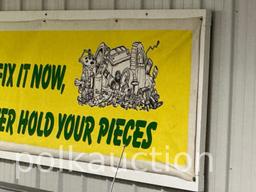 JOHN DEERE BANNER - 36" X 12'