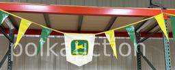 (2) JOHN DEERE PENNANTS - APPX. 90' TOTAL