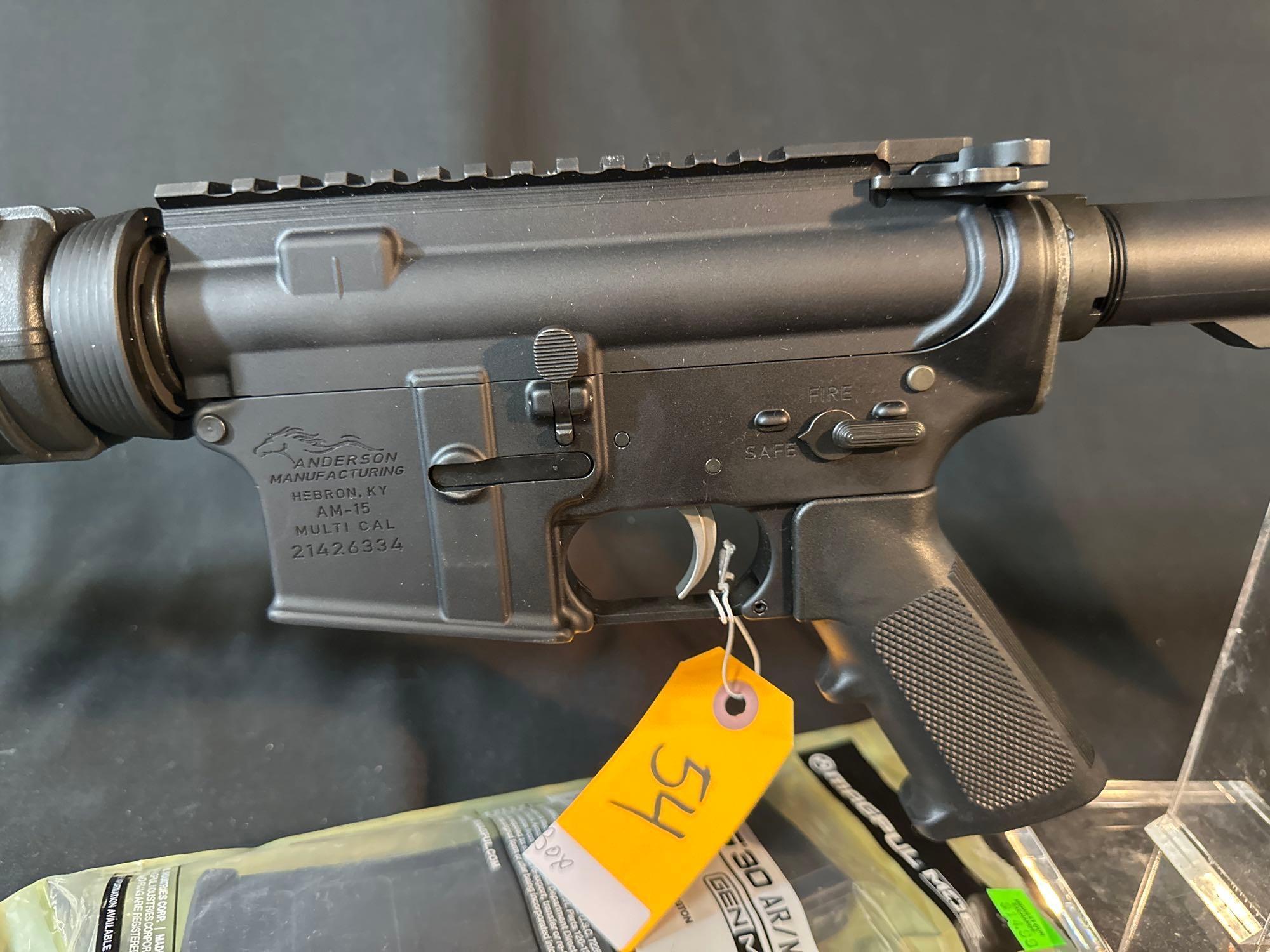 54-ANDERSON AM-15 RIFLE MULTI-CAL 5.56 (SN# 21426334)
