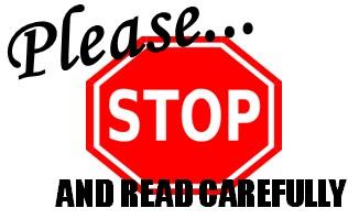 ATTENTION: PLEASE READ