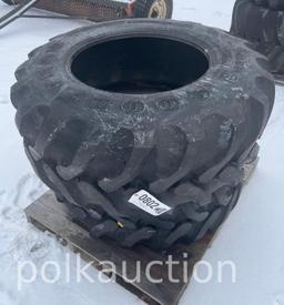 802 - (2) NEW GOODYEAR IT525 17.5L - 24 TIRES