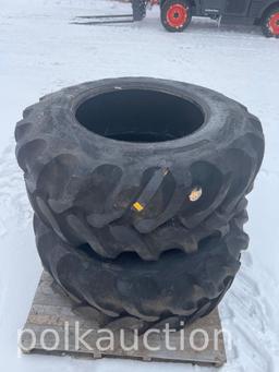 802 - (2) NEW GOODYEAR IT525 17.5L - 24 TIRES