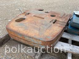 8382 - (3) NEW HOLLAND WEIGHTS (SOLD x $)