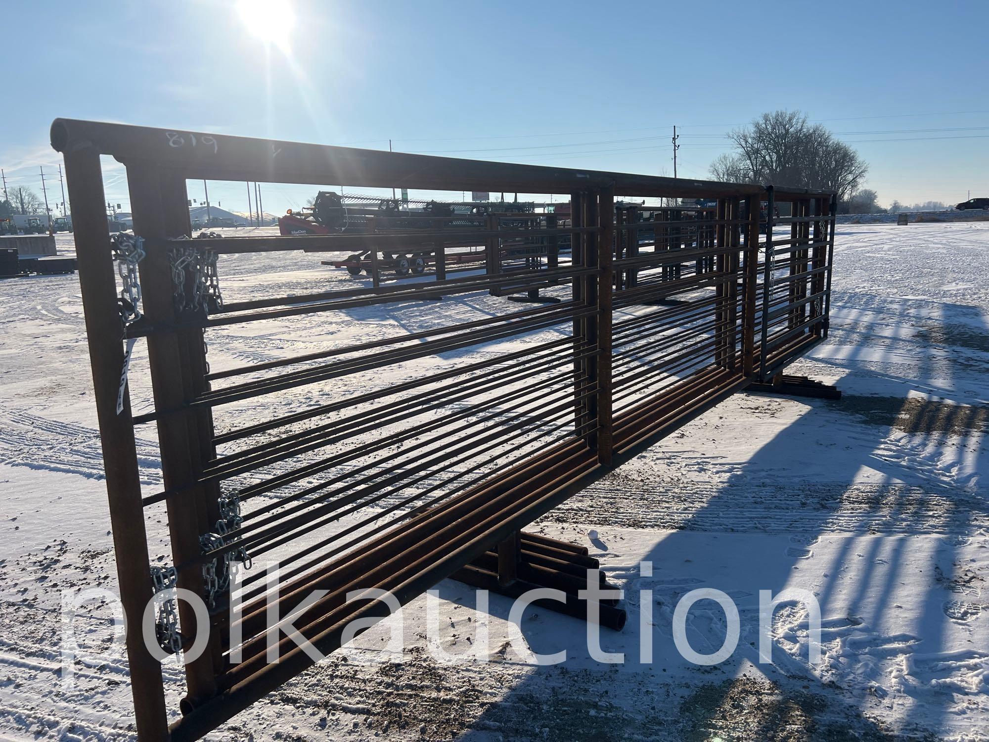 819 - (5) CATTLE PANELS w/ GATES (SOLD x $)