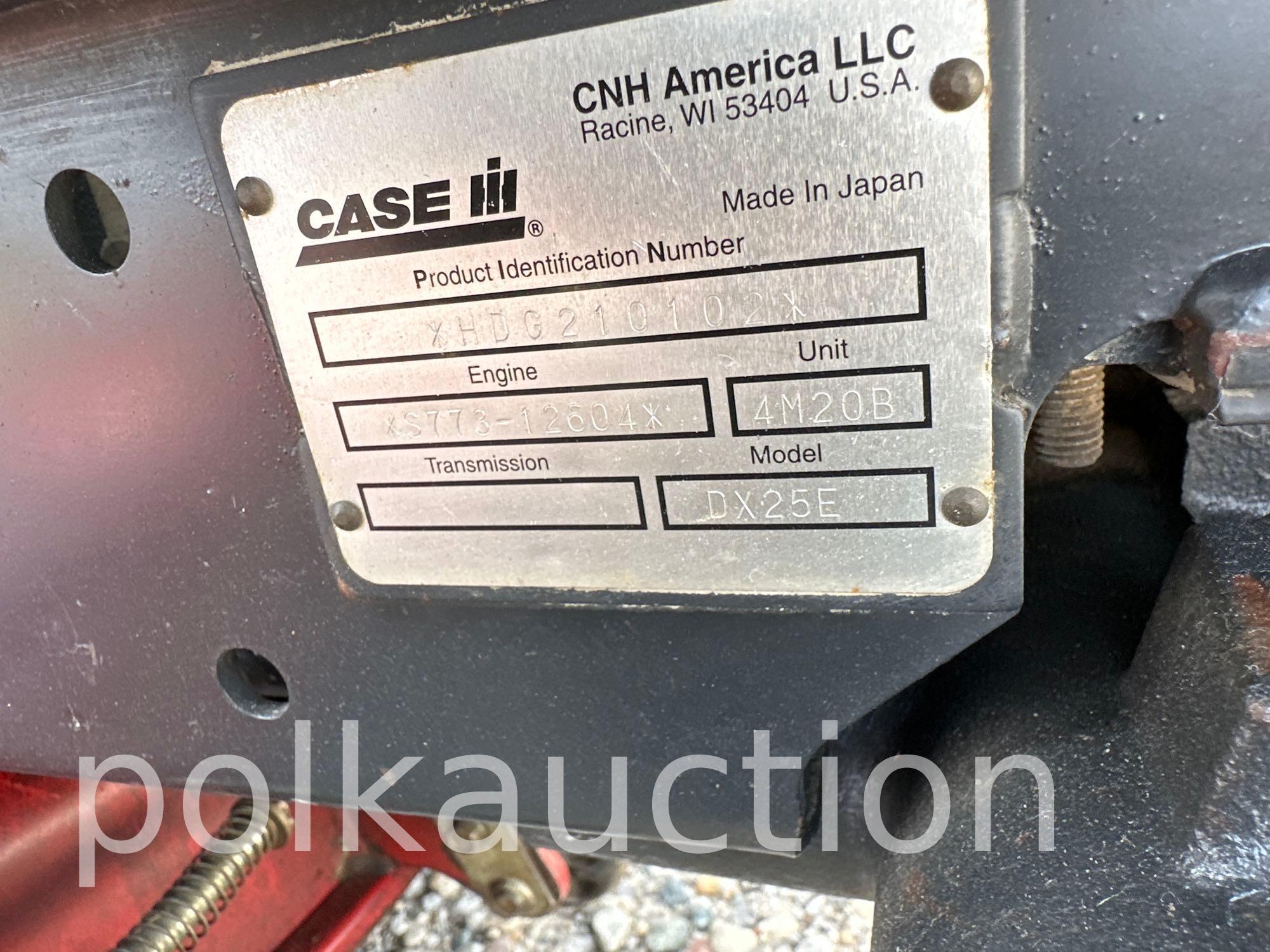 10024 - CASE DX25E 25HP L&G (SN# HDG210102)
