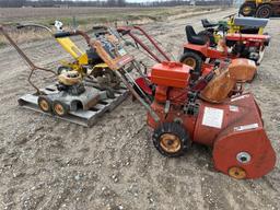 9583 - (3) TILLERS & PUSH MOWER