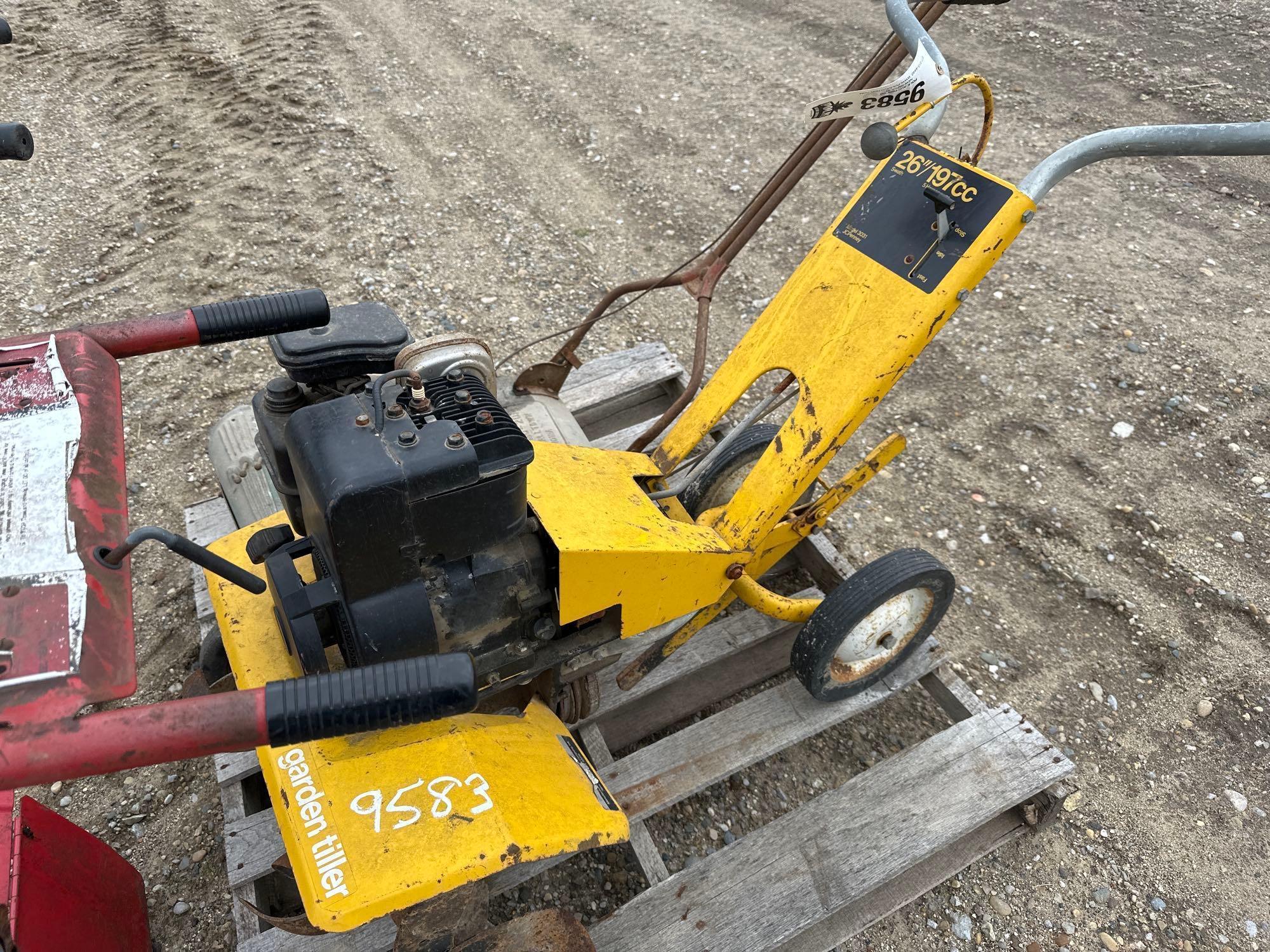 9583 - (3) TILLERS & PUSH MOWER