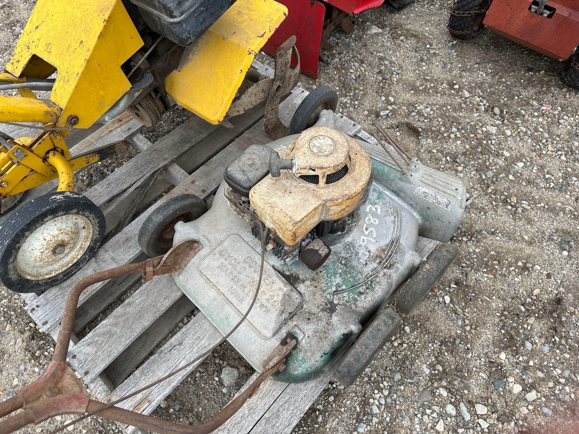 9583 - (3) TILLERS & PUSH MOWER