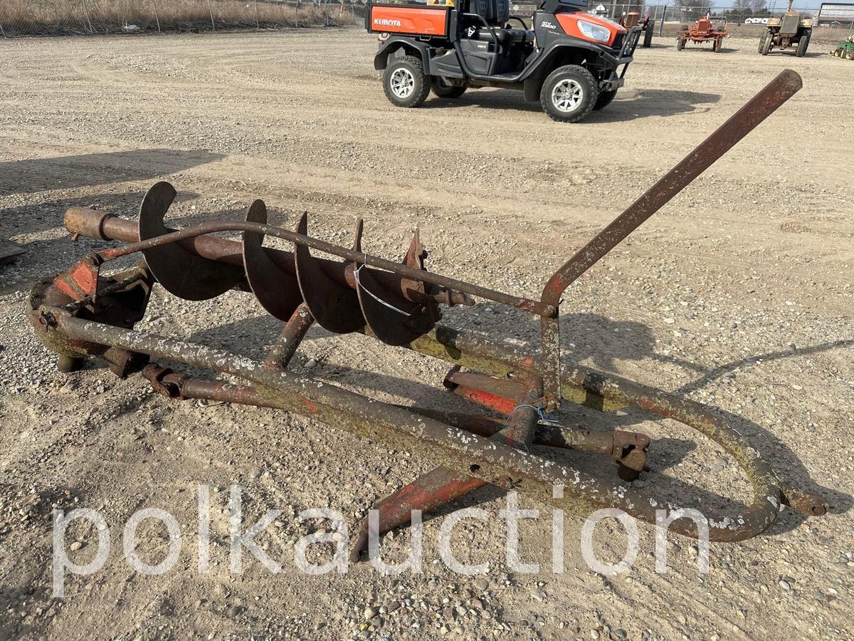 9237 - 3PT POST HOLE DIGGER - 12" AUGER