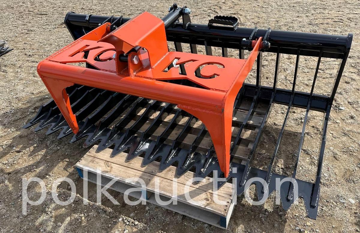 9722 - 76" SINGLE CYLINDER SKELETON GRAPPLE BUCKET