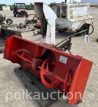 10706 - BER-VAC MODEL B63 3PT SINGLE AUGER SNOW BLOWER - 63"
