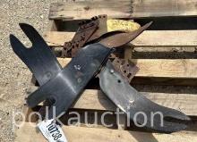 10738 - (5) PLOW COVERBOARDS w/ BRACKETS