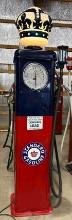 RUSH MODEL M-1 STANDARD GAS PUMP - ORIGINAL GLOBE - 90"