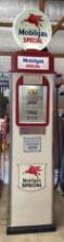 TOKHEIM MODEL 36B PORCELAIN MOBILGAS GAS PUMP - REPOP GLOBE -