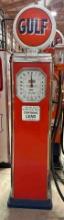 TOKHEIM MODEL 871 GULF GAS PUMP - REPOP GLOBE - 75"