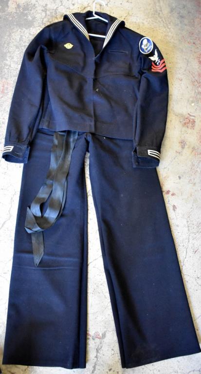 WWII ERA US NAVY SEABEE CARPENTER UNIFORM