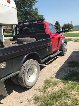 2016 Ram 5500 Pick-Up Truck, 4x4, Flatbed, Cummins Dsl, 36K Miles