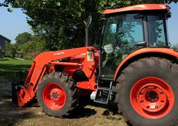 Kubota M9960D Tractor w/ LA1353 Ldr, MFWD, Cab, Only 40 Hrs.