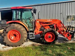 Kubota M9960D Tractor w/ LA1353 Ldr, MFWD, Cab, Only 40 Hrs.