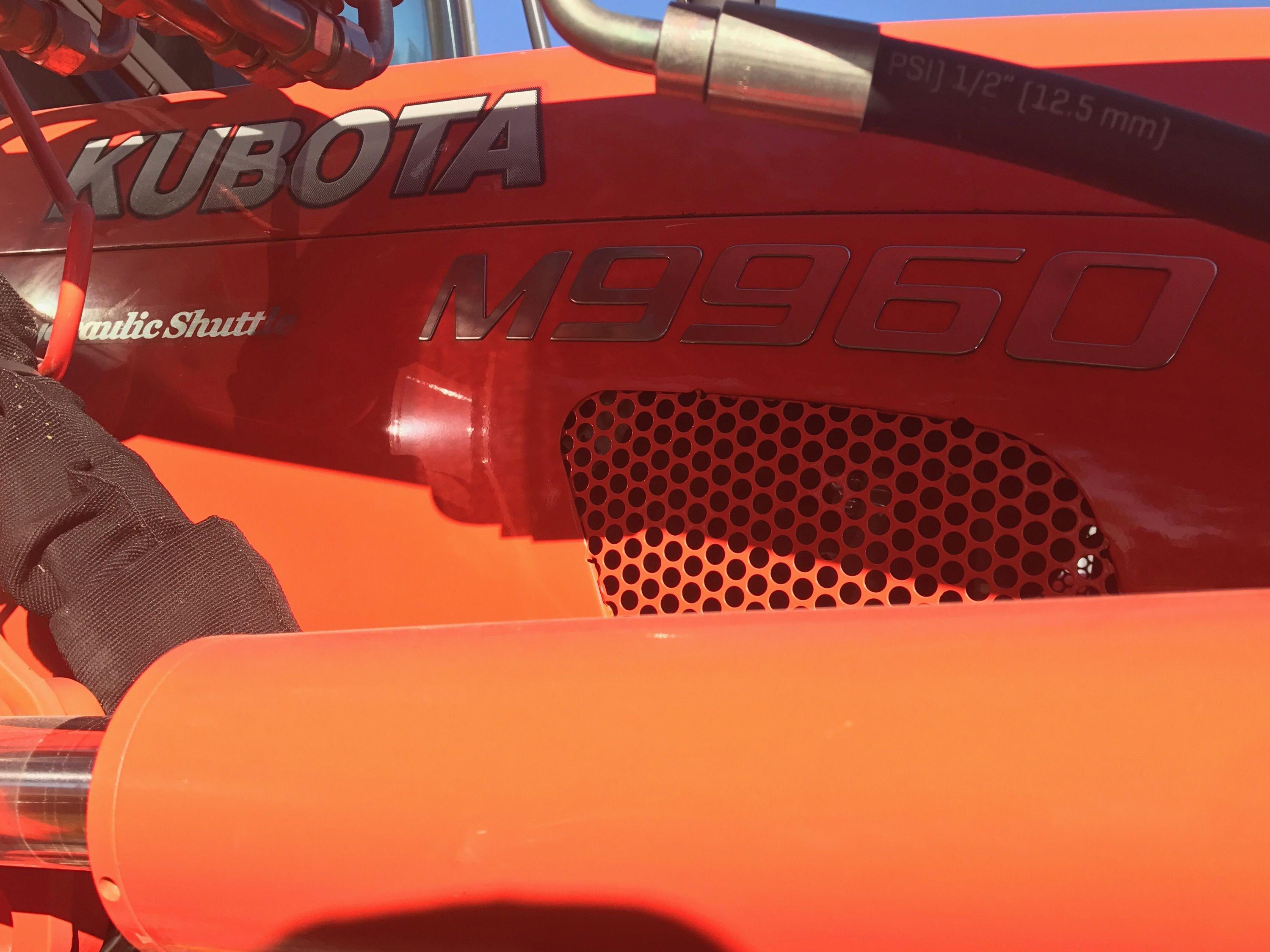 Kubota M9960D Tractor w/ LA1353 Ldr, MFWD, Cab, Only 40 Hrs.