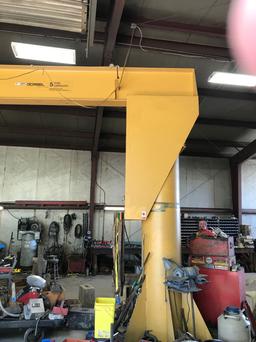 Gorbel FS300 5-ton Free Standing Jib Shop Crane