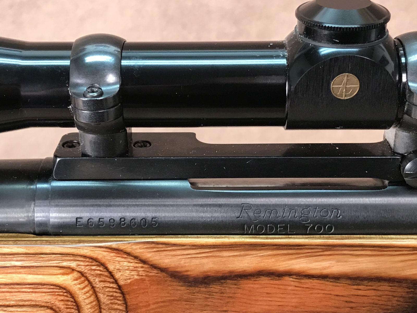 24. Rem. 700 .22–250 Bull Barrel, Leupold VARI-XIII 6.5–20 Scope