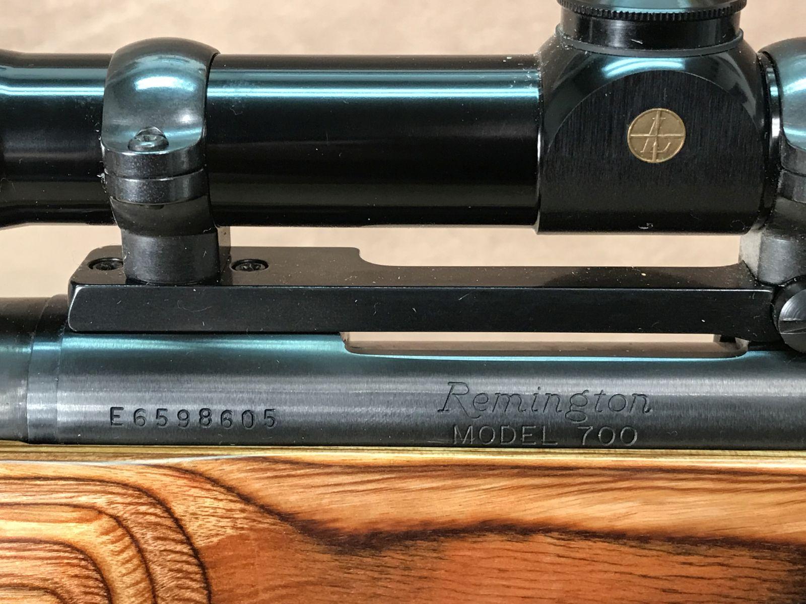 24. Rem. 700 .22–250 Bull Barrel, Leupold VARI-XIII 6.5–20 Scope