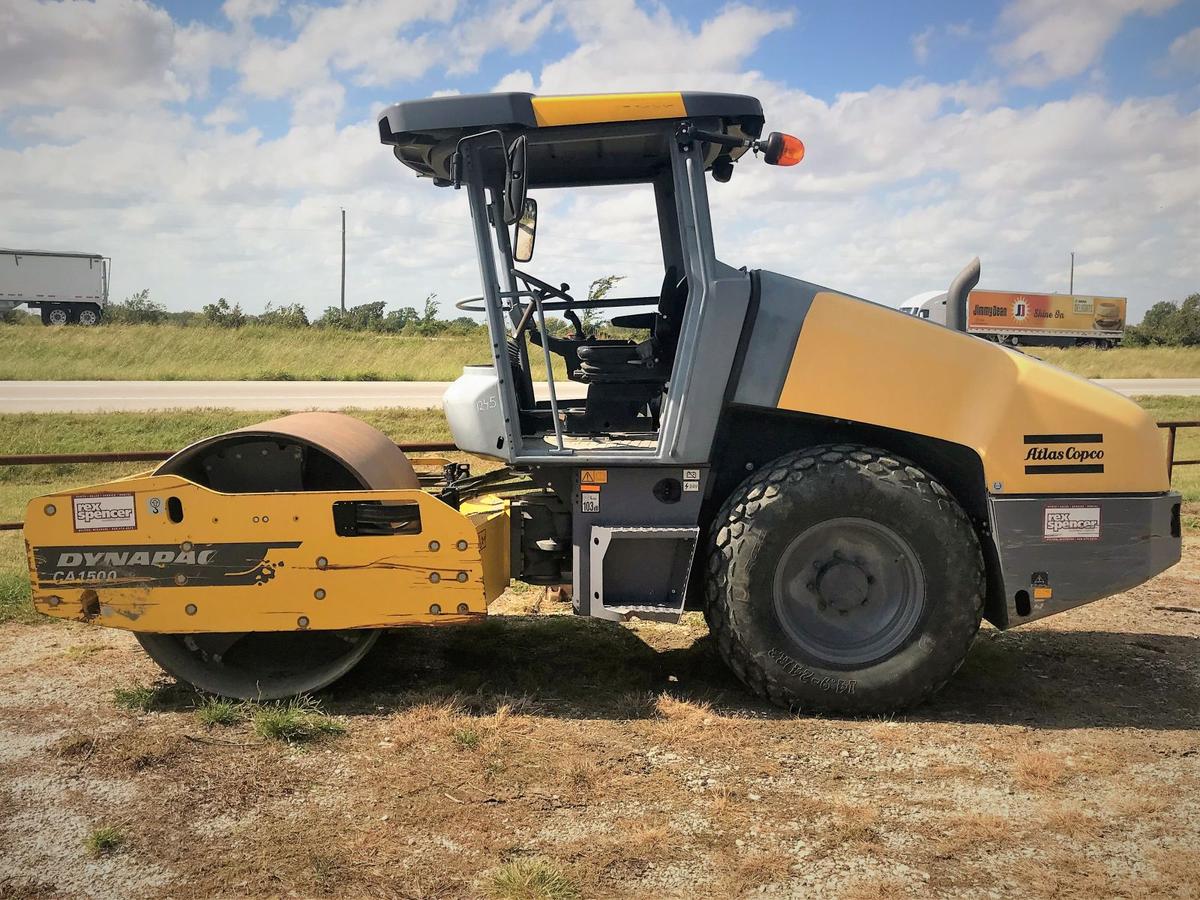 ’14 Atlas-Copco Dynapac CA1500 Vibratory Roller