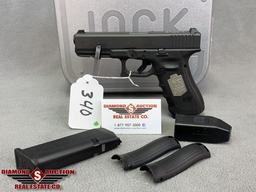 340. Glock 17 Gen4, 9mm, 25th Anniv, NIB, Ex. Mag, SN:25YUSA1017