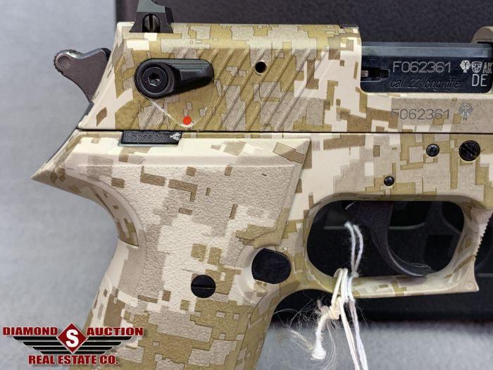 480. Sig Sauer Mosquito .22LR Digital Camo, Tactical Trainer Silencer, Box SN:F062361