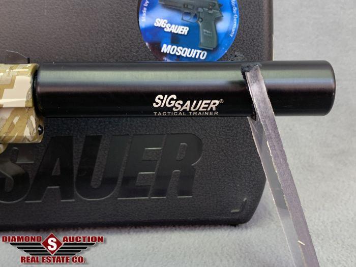 480. Sig Sauer Mosquito .22LR Digital Camo, Tactical Trainer Silencer, Box SN:F062361