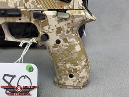 480. Sig Sauer Mosquito .22LR Digital Camo, Tactical Trainer Silencer, Box SN:F062361