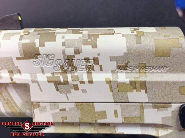 480. Sig Sauer Mosquito .22LR Digital Camo, Tactical Trainer Silencer, Box SN:F062361