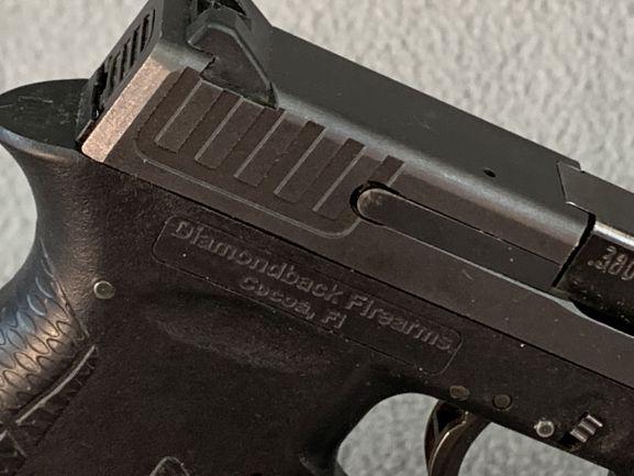 27.Diamondback DB380, .380 ACP SN: ZG0480