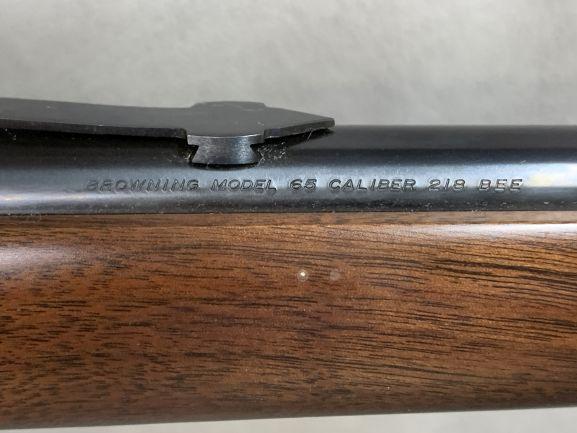 8A. Browning Mod. 65 .218 Bee