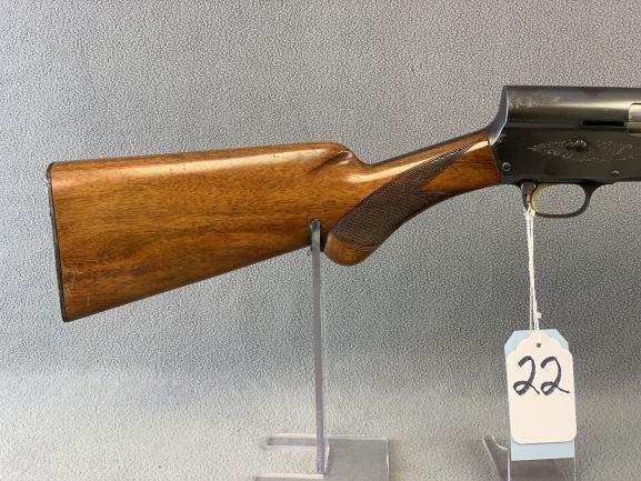 22. Browning Belgium "Light Twelve" 12ga, "Cylinder 12" Solid Rib, Round Knob, SN: 9G59521