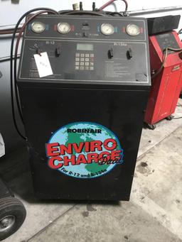Robinair 34800 Enviro Charge Dual Refrigerant Recovery System R-12 @ R-134a