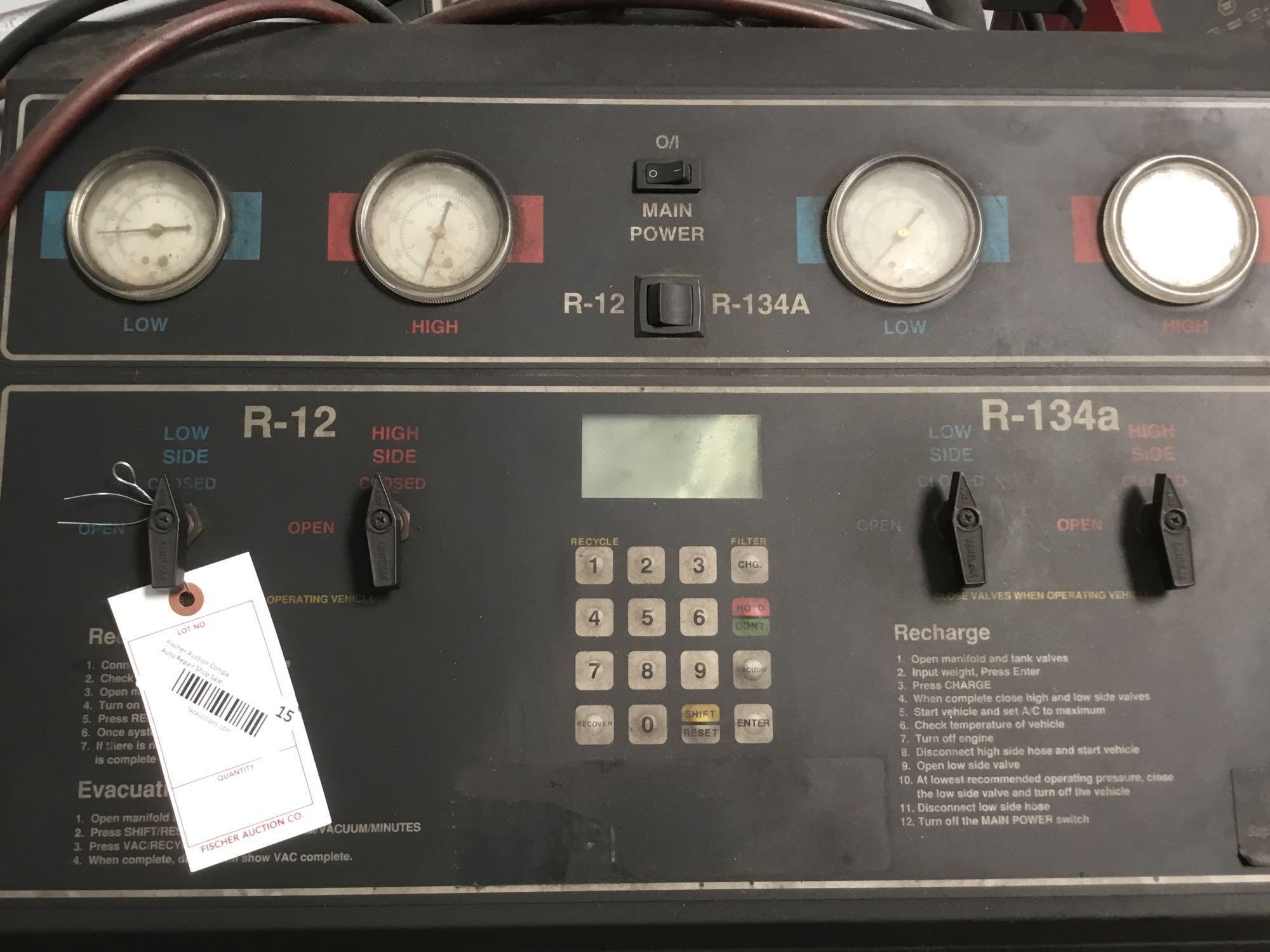 Robinair 34800 Enviro Charge Dual Refrigerant Recovery System R-12 @ R-134a