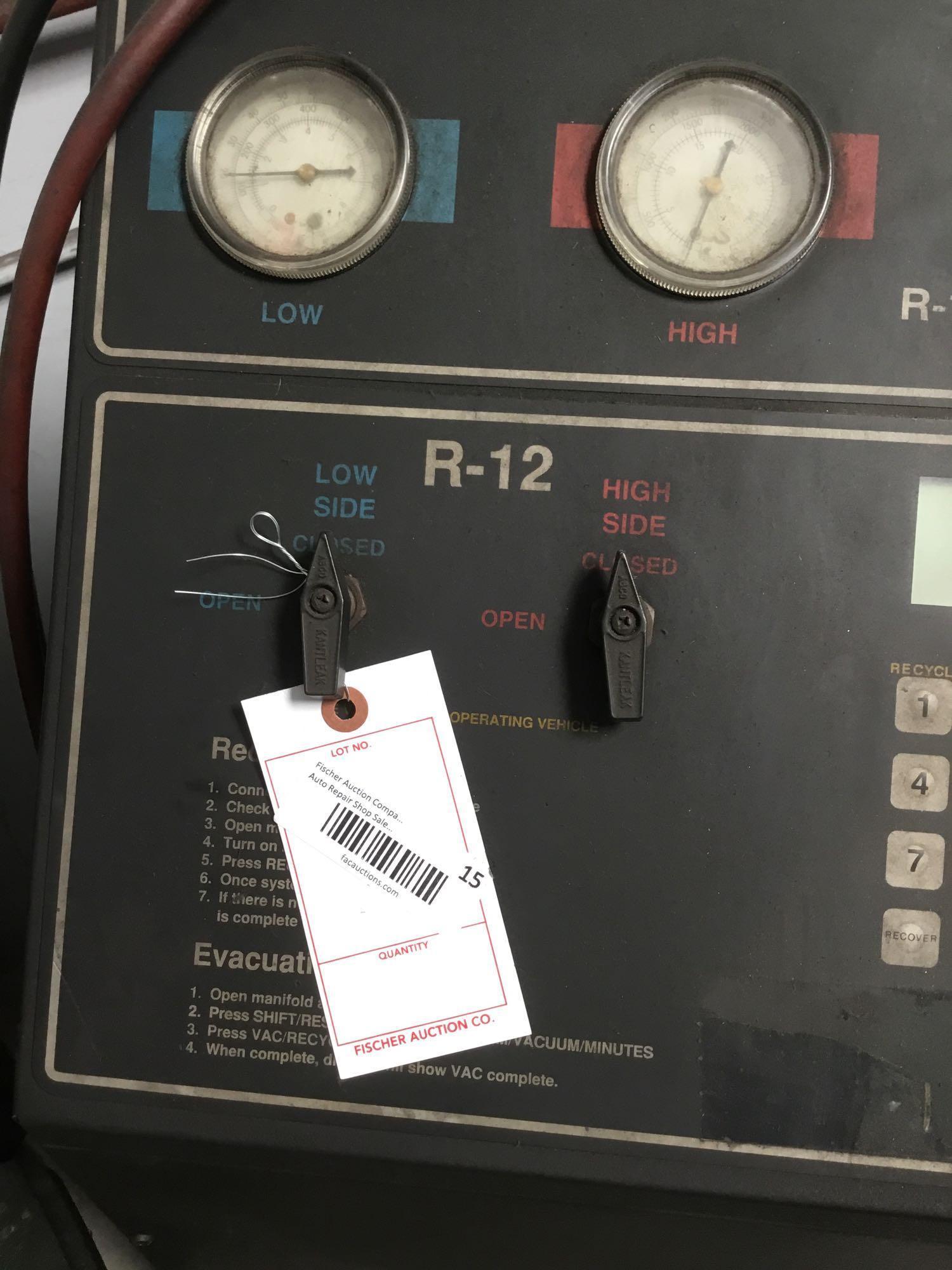 Robinair 34800 Enviro Charge Dual Refrigerant Recovery System R-12 @ R-134a