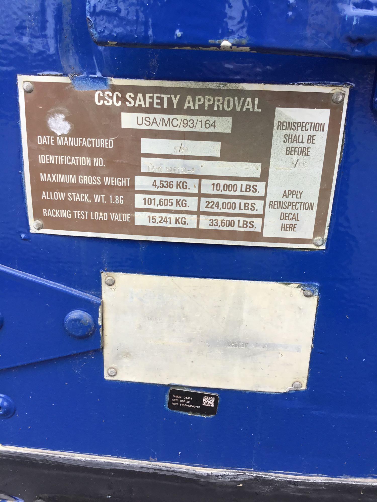 8FT Long Keco Quadcon Shipping Container