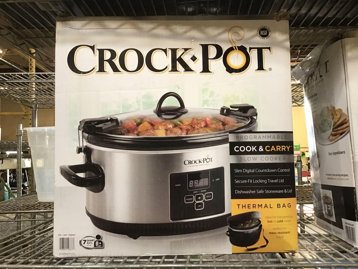 7Quart Crock Pot Programmable Cook and Carry Proxibid