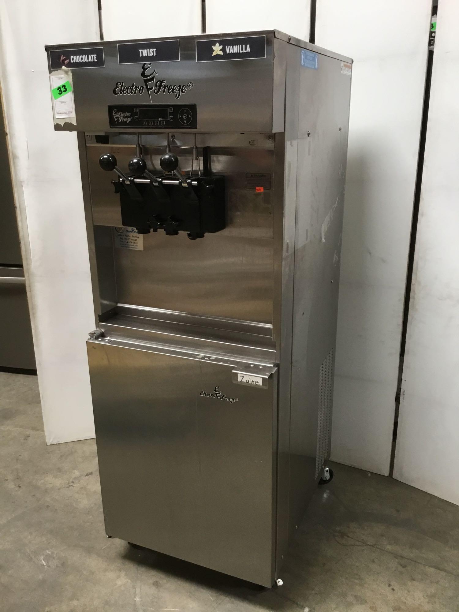 Electro Freeze Dual 20 Quart Pressurized Soft Serve Freezer With VQM ***WORKING***