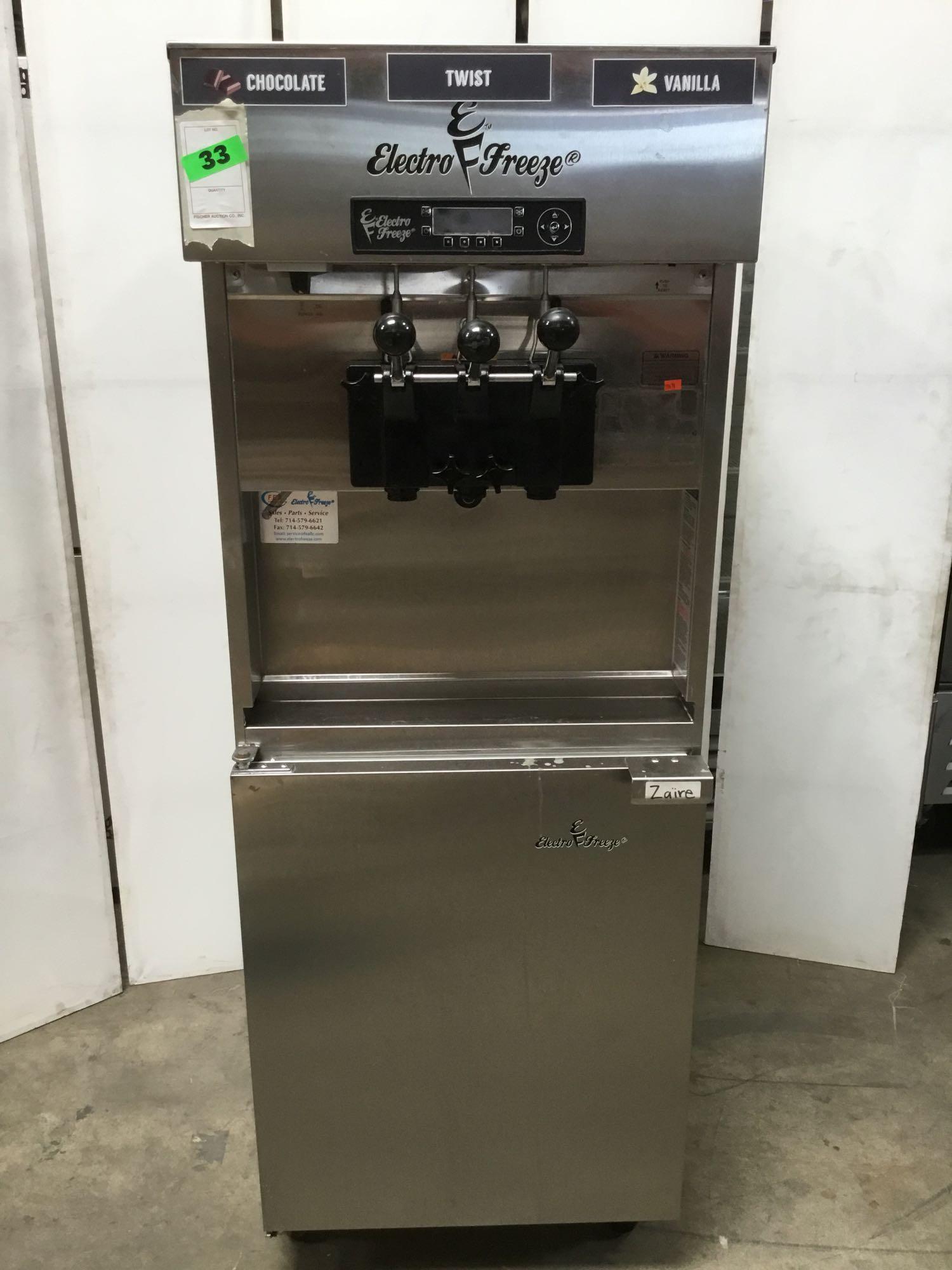 Electro Freeze Dual 20 Quart Pressurized Soft Serve Freezer With VQM ***WORKING***